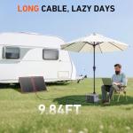 DOKIO 100W Portable Foldable Solar Panel Kit