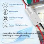 Redodo 12.8V 100Ah LiFePO4 Battery with 14.6V 20A Lithium Battery Charger; Built-in 100A BMS, 5 Hours Fast and Fully Charging, 4000 Cycles Battery for RV, Camping, Solar Home, Marine, Boat etc