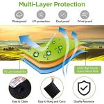 WLEAFJ Generator Cover Heavy Duty Waterproof, Universal Portable Generator Cover 26”L x 20”W x 20”H - for Most Generators 3000-5000 Watt