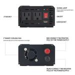 500W Pure Sine Wave Inverter for Home and RV