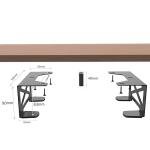 Monzlteck Universal Under Desk Metal Storage Mount for Xbox Series S/X, PS4 Slim/Pro, Compatible with CPU, UPS, Small Form Factor Desktop Tower, Mini PCs, 3.2IN Height Limit – Includes Paper Template