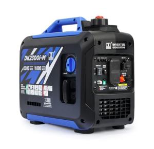 DK 2300W Mini Inverter Generator, 30lbs Ultra-lightweight, Gas Powered, Quite & Compact, for Outdoor Activities Car Camping Mobility (DK2300i-M)