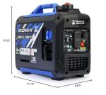 DK 2300W Mini Inverter Generator, 30lbs Ultra-lightweight, Gas Powered, Quite & Compact, for Outdoor Activities Car Camping Mobility (DK2300i-M)