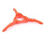 Fuel Can Stabilizer Canister Stand Gas Tank Bracket Stove Standard Bottle Shelf Tripod Folding Canister Stand (Orange)
