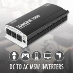 Wagan EL3720 1000W Slimline AC/DC Power Inverter