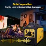 Aceup Energy 2500 Watt Gas Inverter Generator, Super Quiet Portable Generator for Home use, Camping, EPA Compliant