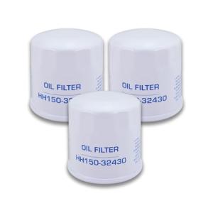 HH150-32430 Engine Oil Filters Compatible with Kubota Engine D722 D782 D902 DF752 DF972 DG972 WG750 WG752 WG972 Z402, Grasshopper Mower 321D 325 325D 329 432 721 Replaces 70000-15241 100800 (3 pcs)