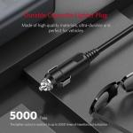 BESTEK 150W Power Inverter DC 12V to 110V AC Converter 4.2A Dual USB Car Adapter, Thinner Design with ETL Listed, Grey/Black