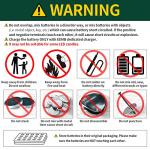 EEMB 4PCS LIR2025 Rechargeable Battery 3.7V Lithium-ion Coin Button Cell Batteries 40mAh