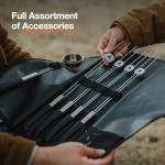 Solo Stove Mesa XL, 7 Inch Tabletop Fire Pit with Stand - Smokeless, Stainless Steel Fire Pit for Camping, Outdoor & Patio- Wood Burning or Pellet Fueled Portable Bonfire, 2.3lbs, Cascade