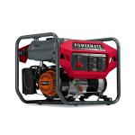 Powermate PM3800 3,800-Watt Gas-Powered Portable Open Frame Generator - Ultra-Quiet Performance - Ideal for Home, Camping, RV and Outdoor Activites - Engine Powered by Generac - 49 State - Red/Black