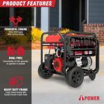 A-iPower 5000-Watt Portable Gas and Propane Generator