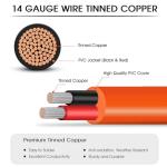 Hoeine 50ft Solar Panel Extension Cable for Jackery