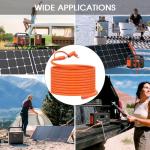 Hoeine 50ft Solar Panel Extension Cable for Jackery