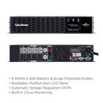 CyberPower 2000VA Smart App Sinewave UPS Backup