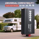 2000W Pure Sine Wave Car Power Inverter