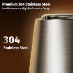 East Oak Smokeless Tabletop Fire Pit - Portable 3-in-1