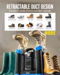 POPCHOSE Heavy-Duty Boot and Shoe Dryer