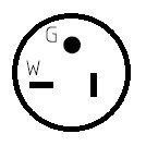 Parkworld 2FT NEMA 5-20 Extension Cord 20A