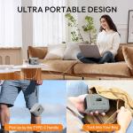 Enginstar Portable Power Station with Solar Charging