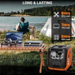 Mutaomay 4000W Portable Inverter Generator with CO Sensor