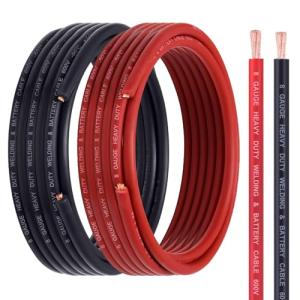 Geosiry 30FT 8 Gauge Battery Welding Cable Set