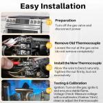 Thermopile Generator for Gas Fryer & Appliances