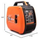 ETQ 2000W Portable Generator - Ultra Quiet, CARB Compliant