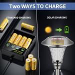 JESSY 18500 3.2V Rechargeable Battery 4-Pack