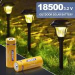 JESSY 18500 3.2V Rechargeable Battery 4-Pack