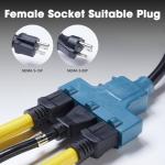 HonestRv 30A to 3X 15A/20A Generator Adapter