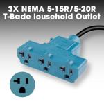 HonestRv 30A to 3X 15A/20A Generator Adapter