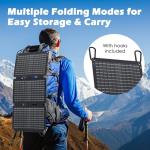 JIYHF 99.9Wh Portable Power Station with Solar Panel