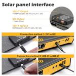 JIYHF 99.9Wh Portable Power Station with Solar Panel