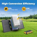 JIYHF 99.9Wh Portable Power Station with Solar Panel