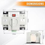 63A 110V Dual Power Automatic Transfer Switch