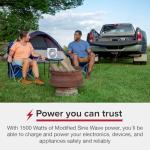 Cobra PRO 1500W Portable Power Inverter with USB