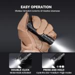 Guardtier M70E Rechargeable Dual-Power Pocket Flashlight