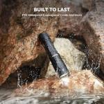 Guardtier M70E Rechargeable Dual-Power Pocket Flashlight