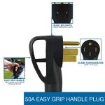 Conntek 50A to 30A RV Adapter Cord with Grip