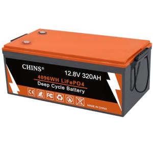 CHINS 12V 320AH Smart Lithium Battery with Bluetooth