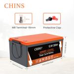 CHINS 12V 320AH Smart Lithium Battery with Bluetooth