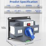 110V 63A Automatic Transfer Switch for Generators