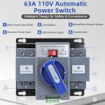 110V 63A Automatic Transfer Switch for Generators