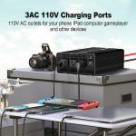 1500W 12V to 110V Power Inverter with 3 Outlets