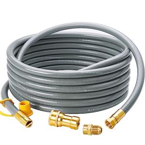 CALPOSE 25ft Natural Gas Grill Hose with Connectors