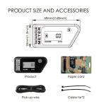 Jayron Waterproof Digital LCD Tachometer for Engines