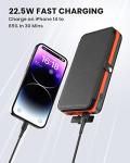 Hiluckey 27000mAh Solar Power Bank with Fast Charging