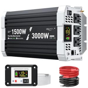 1500W Pure Sine Wave Inverter for RVs and Solar