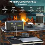 MARBERO 118Wh Portable Power Station with Camping Lights